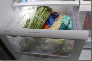 Image of refridgerator crisper drawer