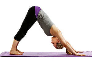 Image of yoga bint doing downward dog